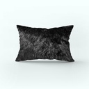 Rectangular Cushion - Furs - Black