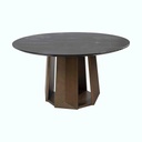 Circle Dining Table - Natural Wood