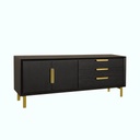Dining Sideboard - Oak Veneer - Black