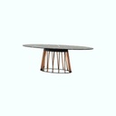 Dining Table - Black Spanish Marble